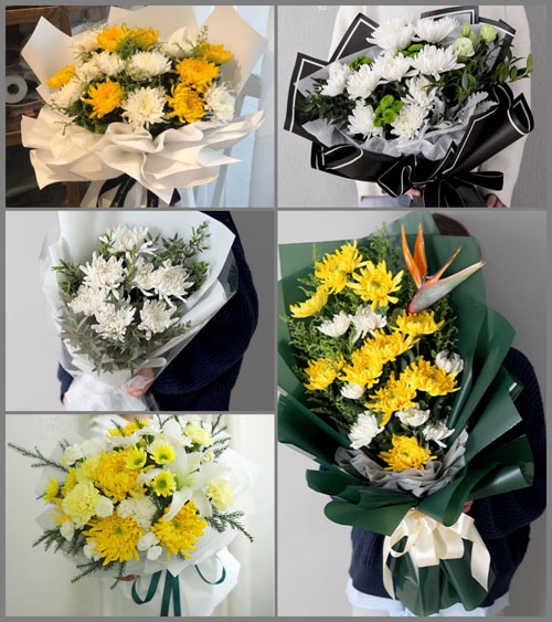 贵州毕节市七星关区梨树镇白事花束代送
